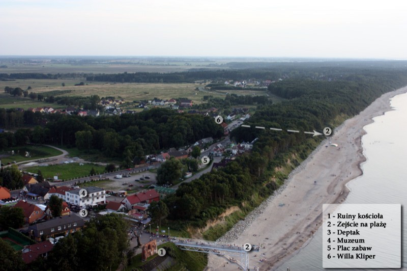 Trzęsacz nad polskim morzem